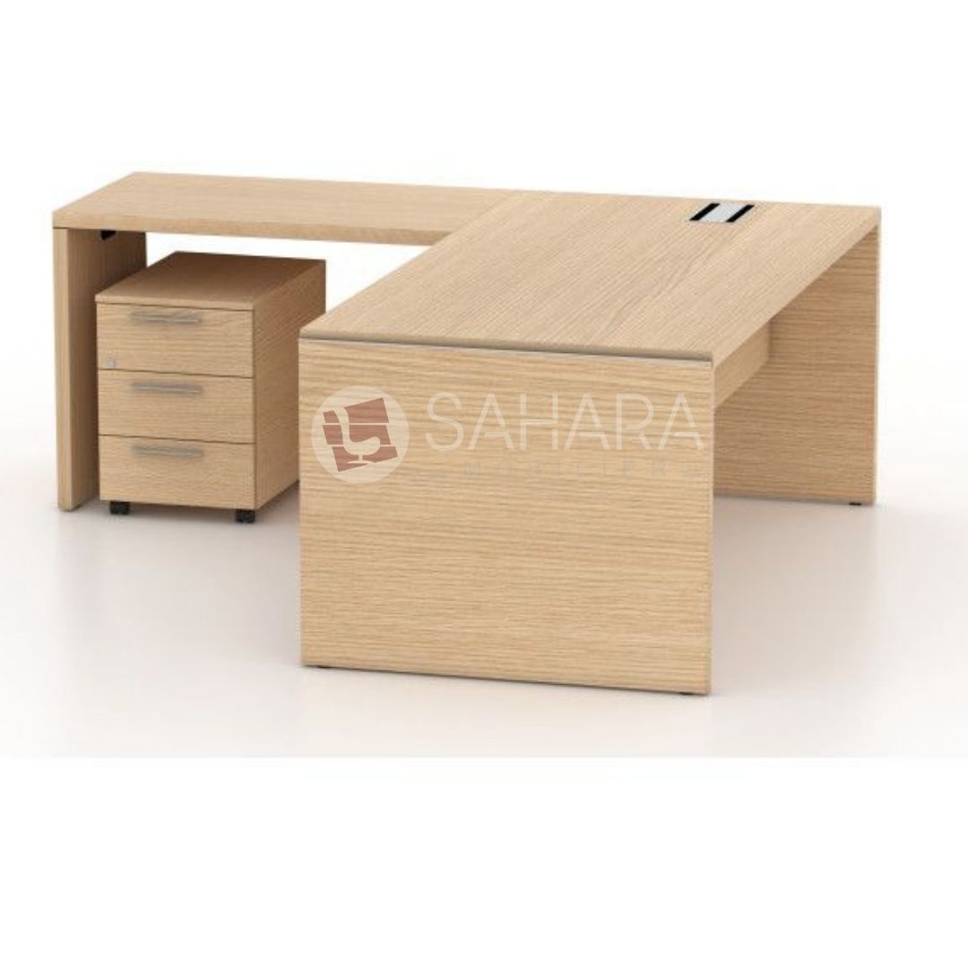 Bureau 1600x800mm
Finition : Mélaminée, résistante aux rayures et facile à nettoyer avec piètement antidérapant.
I) Bureau en bois MDF Dimension : 1,60*0,80*0,75 m